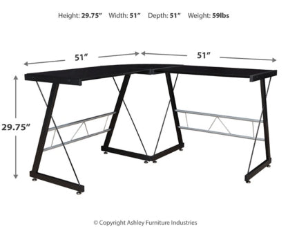Mallistron Home Office L-Desk