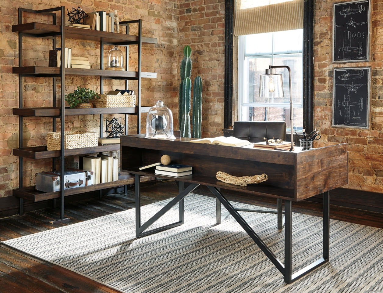Starmore 63" Home Office Desk - The Bargain Furniture