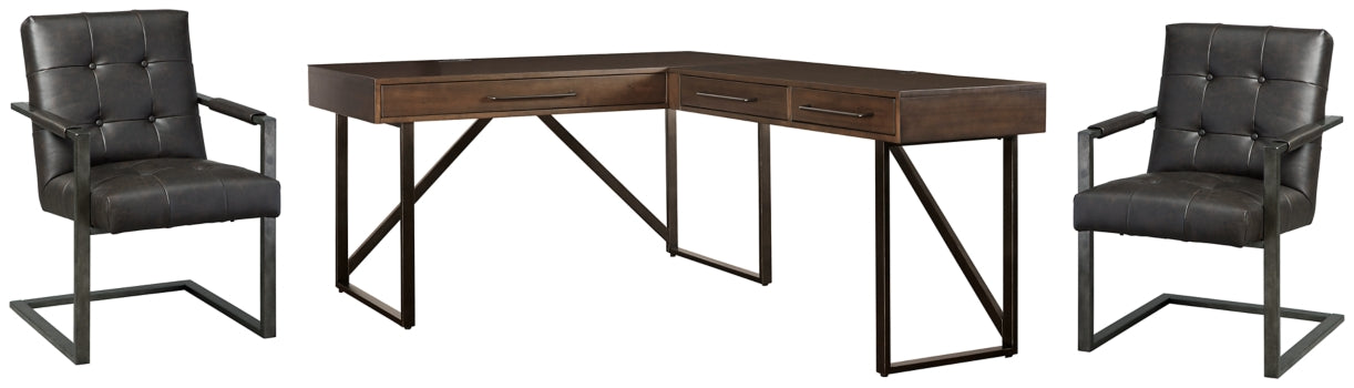 Starmore Home Office Desk with Chair - PKG008065
