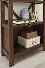 Baldridge 75" Bookcase - The Bargain Furniture