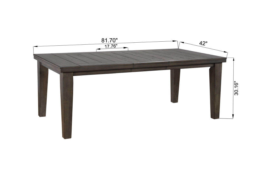 BARDSTOWN DINING TABLE GREY(18 LFAF