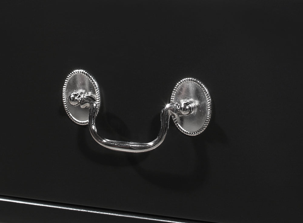 LOUIS PHILIP HB/FB K/D BLACK, RAIL FOR B3900-T BED K/D BLACK