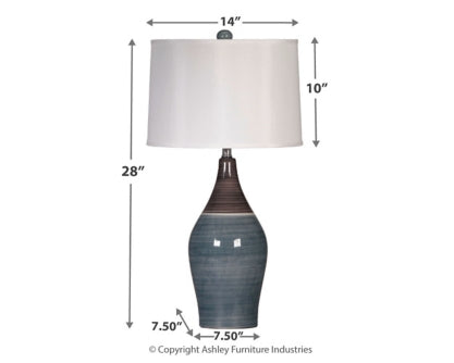 Niobe Table Lamp (Set of 2) - The Bargain Furniture