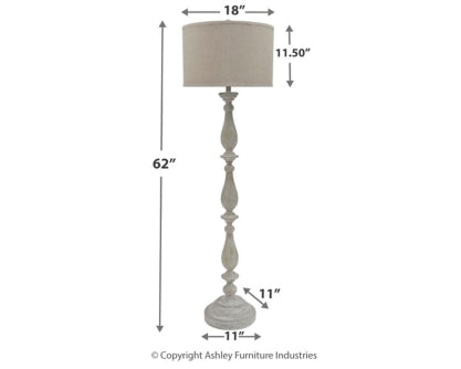 Bernadate 3-Piece Floor Lamp with 2 Table Lamps Set