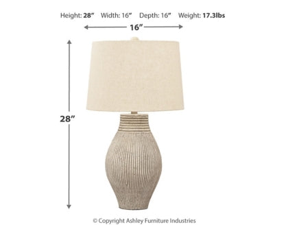 Layal Table Lamp - The Bargain Furniture