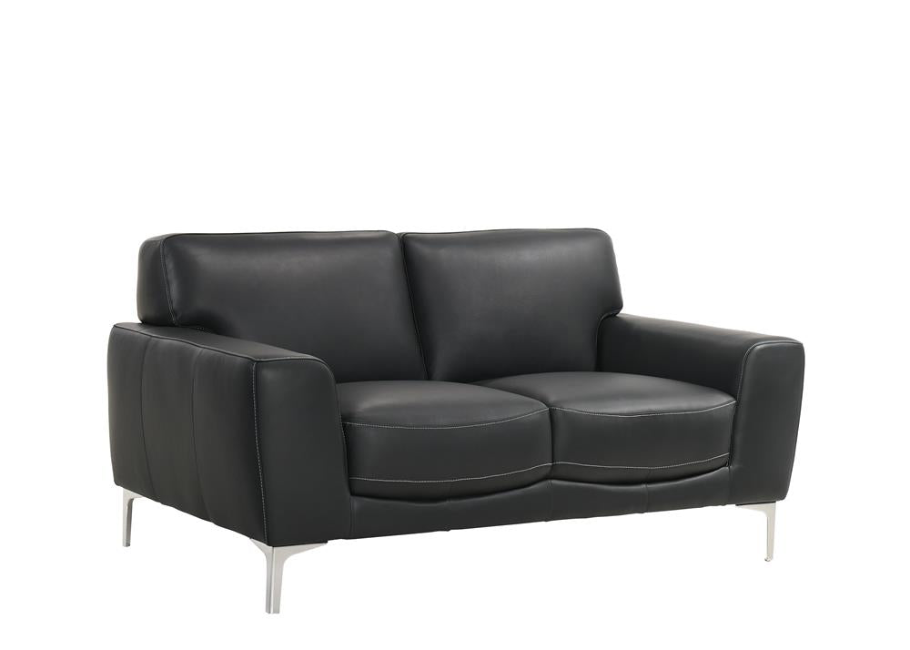 CARRARA LOVESEAT-BLACK