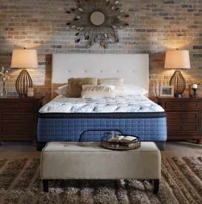 Mt Dana Euro Top Queen Mattress with Head-Foot Model Better Queen Adjustable Base