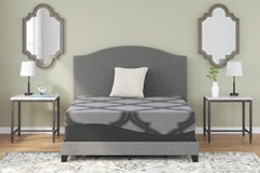 14 Inch Ashley Hybrid Queen Mattress with Better than a Boxspring Queen Foundation