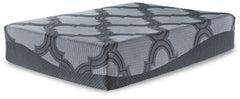 14 Inch Ashley Hybrid Queen Mattress with Better than a Boxspring Queen Foundation