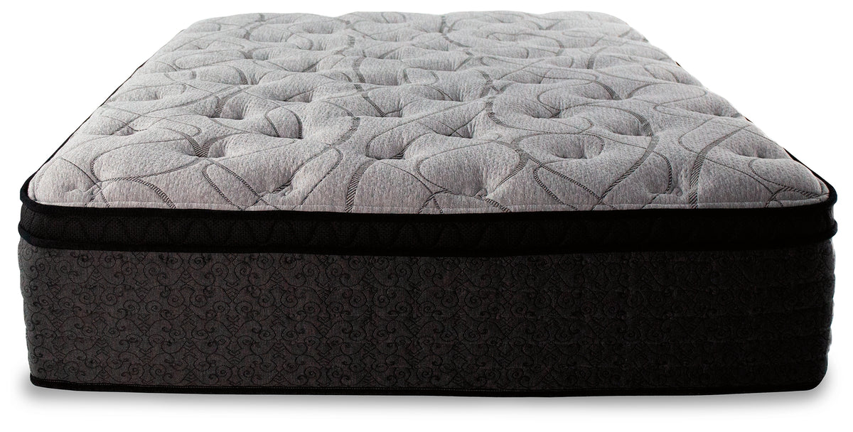 Hybrid 1600 King Mattress with Better than a Boxspring 2-Piece King Foundation