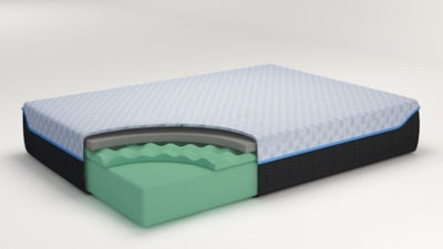 10 Inch Chime Elite California King Memory Foam Mattress in a box with Head-Foot Model-Good California King Adjustable Base