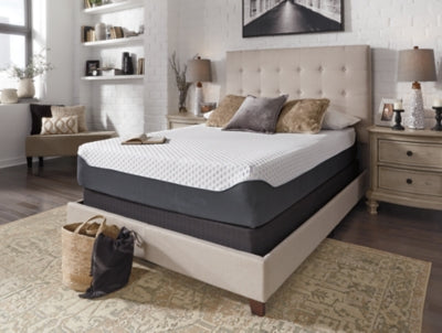 12 Inch Chime Elite King Memory Foam Mattress in a box with Foundation King Foundation