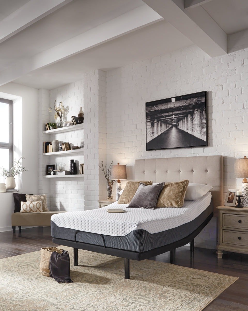 12 Inch Chime Elite Queen Adjustable Base with Foundation