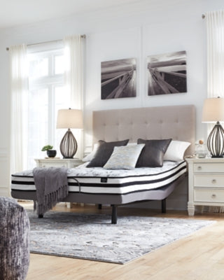 8 Inch Chime Innerspring Queen Mattress in a Box with Adjustable Head Queen Base