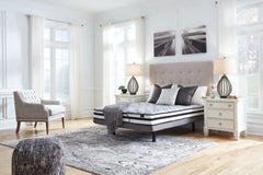 8 Inch Chime Innerspring King Mattress in a Box with Adjustable Head King Base