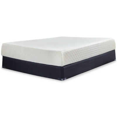 10 Inch Chime Memory Foam King Mattress in a Box with Head-Foot Model Better King Adjustable Base