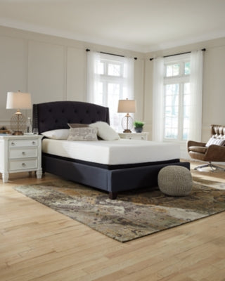 10 Inch Chime Memory Foam King Mattress in a Box with Better than a Boxspring 2-Piece King Foundation