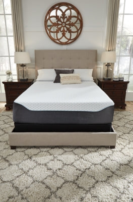 14 Inch Chime Elite King Memory Foam Mattress in a Box with Head-Foot Model Best King Adjustable Base