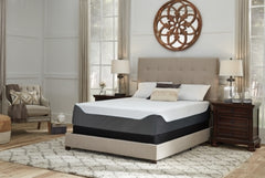 14 Inch Chime Elite King Memory Foam Mattress in a Box with Head-Foot Model Best King Adjustable Base