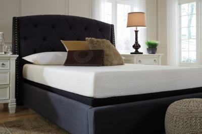 Chime 8 Inch Memory Foam Queen Mattress in a Box with Better than a Boxspring Queen Foundation