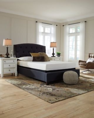 Chime 8 Inch Memory Foam Full Mattress in a Box with Better than a Boxspring Full Foundation