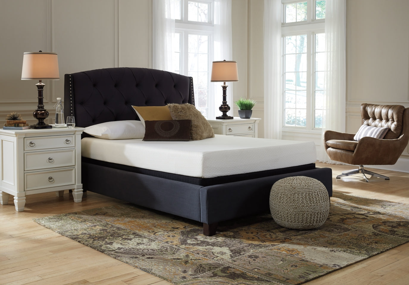 Chime 8 Inch Memory Foam Queen Mattress in a Box