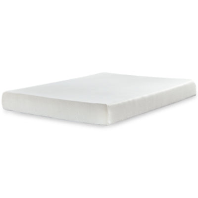 Chime 8 Inch Memory Foam Full Mattress in a Box with Culverbach Full Panel Bed
