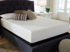 Chime 12 Inch Memory Foam King Mattress in a Box with Head-Foot Model-Good King Adjustable Base