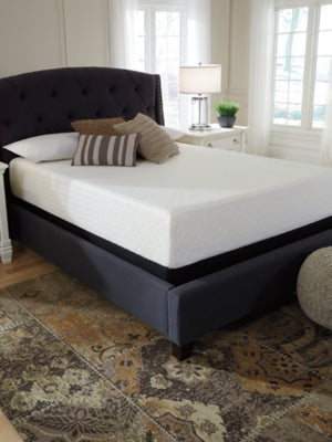 Chime 12 Inch Memory Foam King Mattress in a Box with Head-Foot Model-Good King Adjustable Base