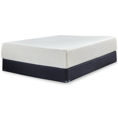 Chime 12 Inch Memory Foam Queen Mattress in a Box with Better than a Boxspring Queen Foundation