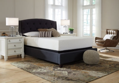 Chime 12 Inch Memory Foam King Mattress in a Box with Head-Foot Model-Good King Adjustable Base