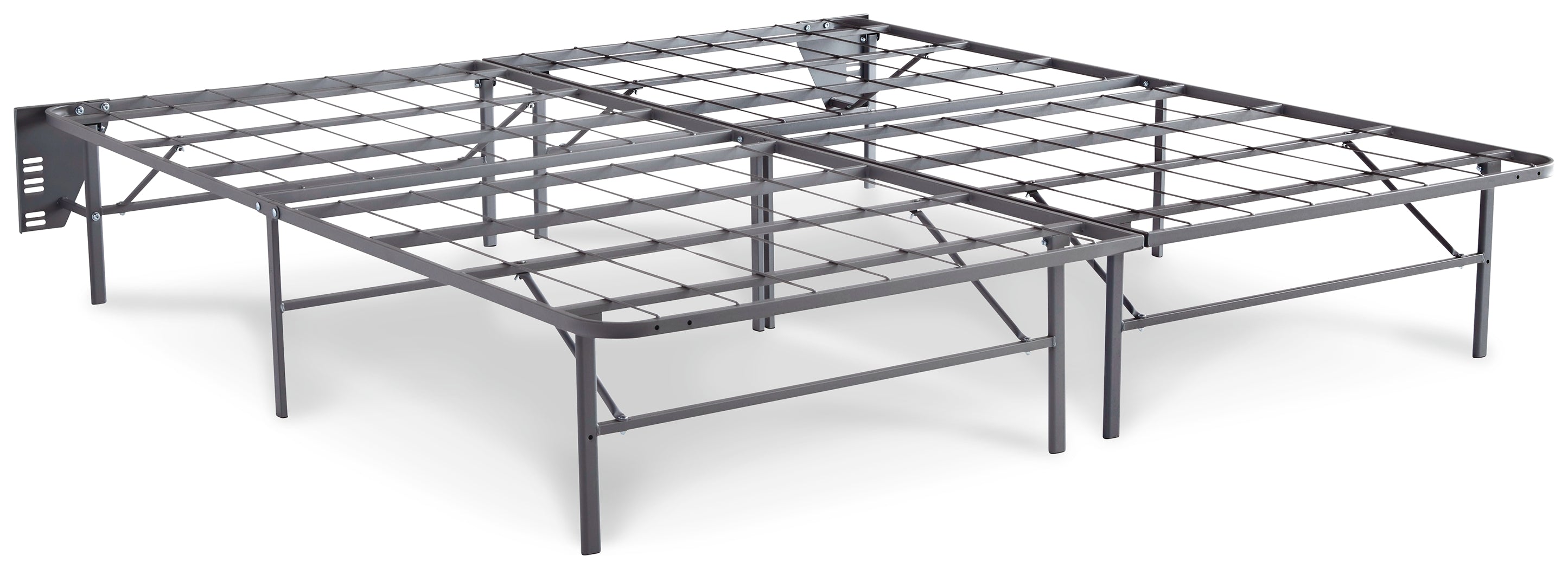 14 Inch Ashley Hybrid King Mattress with Better than a Boxspring 2-Piece King Foundation