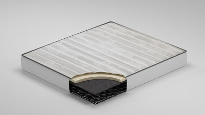 6 Inch Bonnell Twin Mattress with Better than a Boxspring Twin Foundation