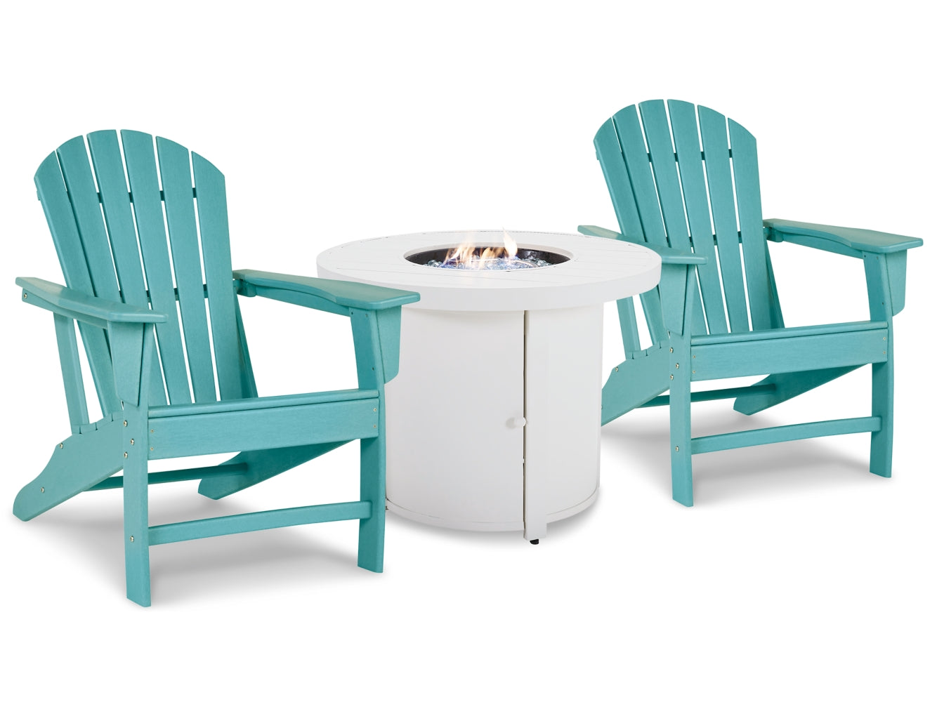 Sundown Treasure Fire Pit Table and 2 Chairs