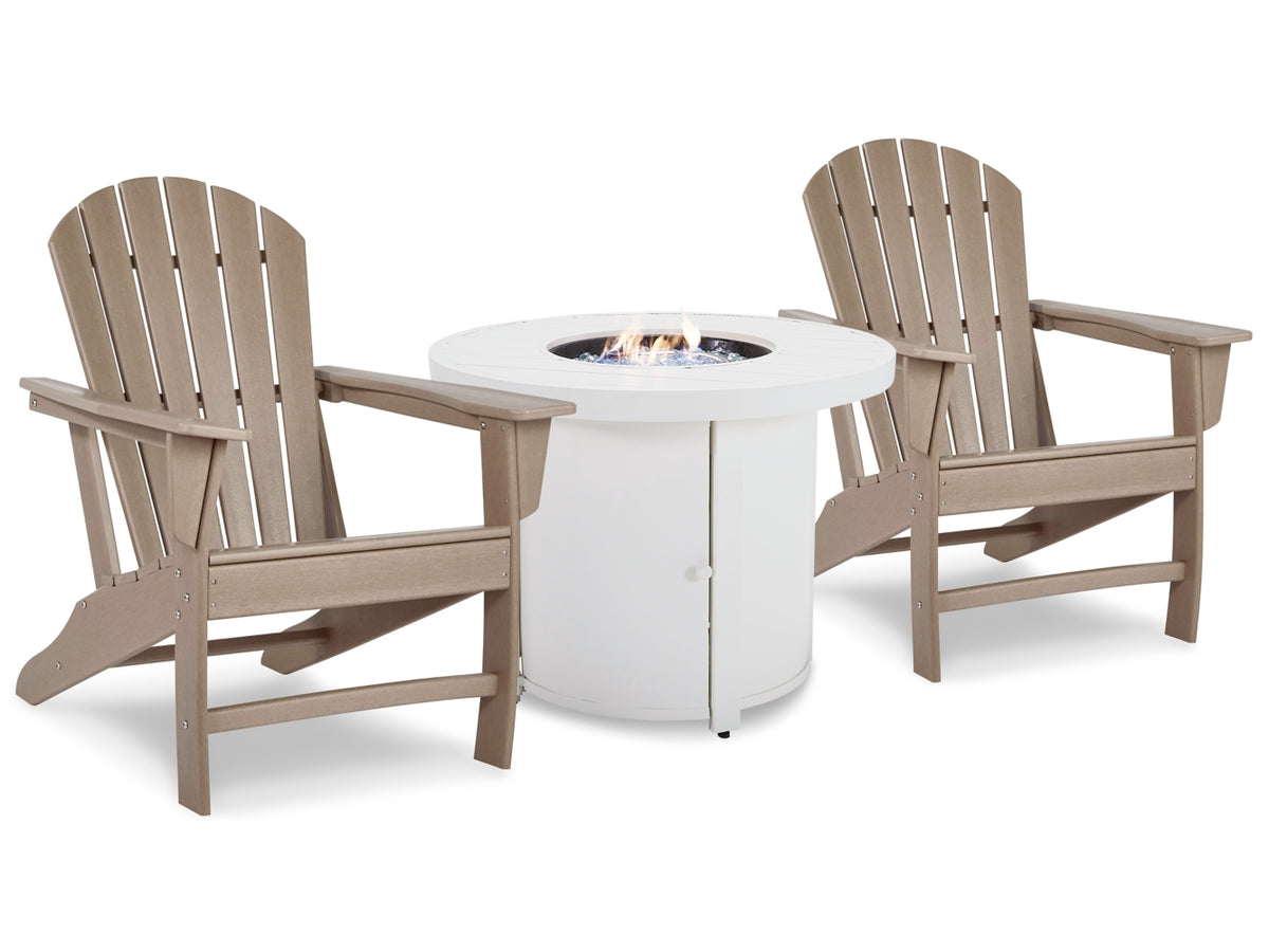 Sundown Treasure Fire Pit Table and 2 Chairs