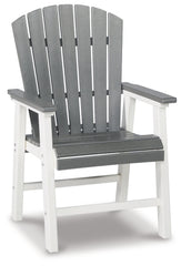 Crescent Luxe Outdoor Dining Table and 4 Chairs - PKG013809
