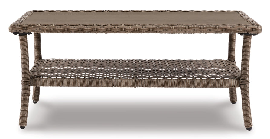 Clear Ridge Outdoor Loveseat, 2 Lounge Chairs and Coffee Table