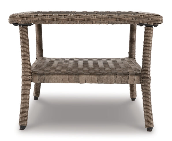 Clear Ridge Outdoor Loveseat with Coffee Table