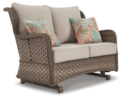 Clear Ridge Outdoor Loveseat and 2 Chairs with Coffee Table