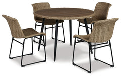 Amaris Outdoor Dining Table with 4 Chairs