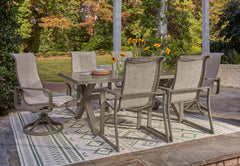 Beach Front Outdoor Dining Table and 6 Chairs - PKG015465