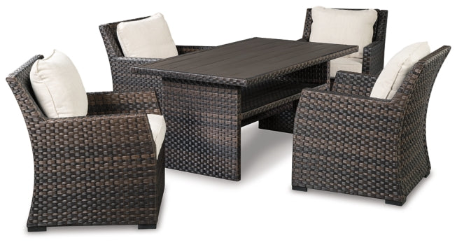 Easy Isle Outdoor Dining Table and 4 Chairs
