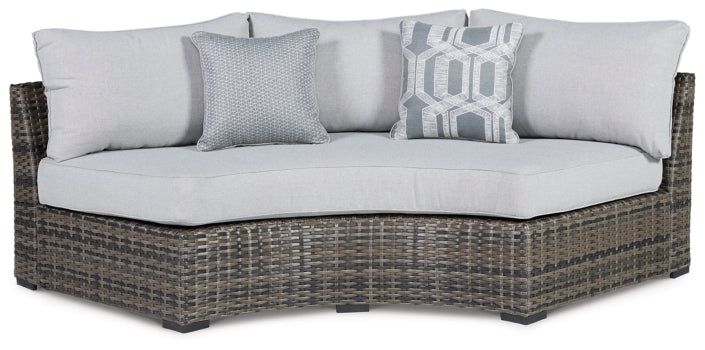 Harbor Court 2-Piece Outdoor Sectional with Ottoman