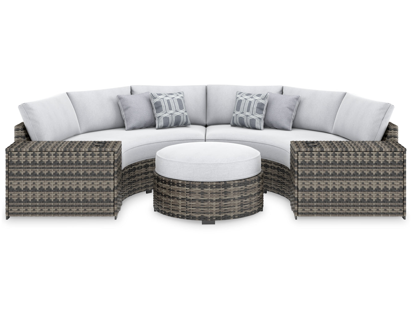 Harbor Court 4-Piece Outdoor Sectional with Ottoman