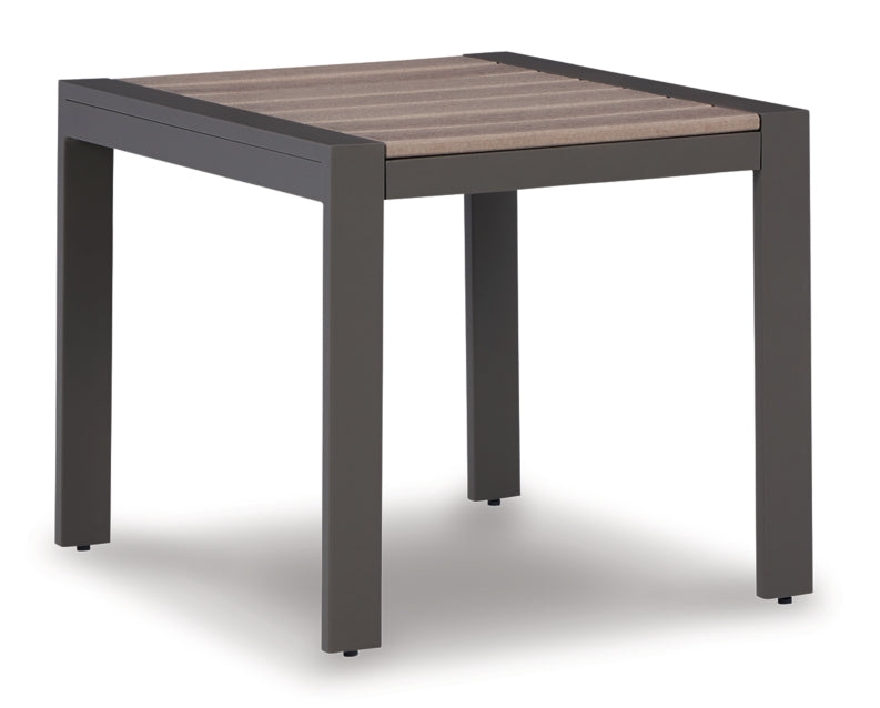 Tropicava Outdoor Loveseat with Coffee Table and End Table