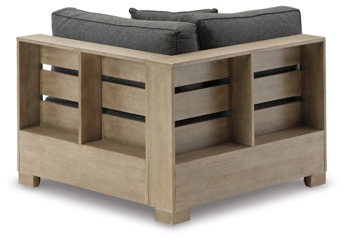 Citrine Park 4-Piece Outdoor Sectional with Ottoman