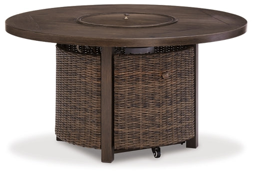 Paradise Trail Fire Pit Table - The Bargain Furniture