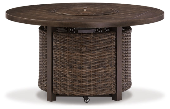 Paradise Trail Fire Pit Table - The Bargain Furniture