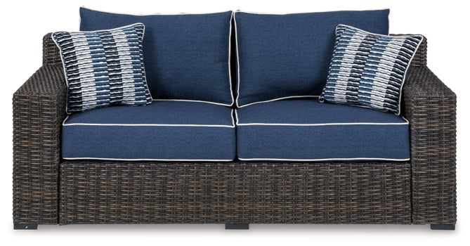 Grasson Lane Loveseat with Cushion - The Bargain Furniture