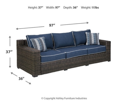 Grasson Lane Sofa with Cushion - The Bargain Furniture